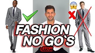 FASHION NO GO`S | STYLE REGELN BUSINESS STYLE