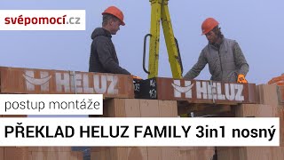 Montáž překladu Heluz Family 3in1 nosný