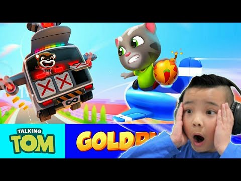 Talking Tom Gold Run VS CKN Toys Car Hero Run Gameplay | All New Characters!!