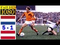 Netherlands 5-1 Austria world cup 1978 | Full highlight | 1080p HD | R. van de Kerkhof | Arie haan