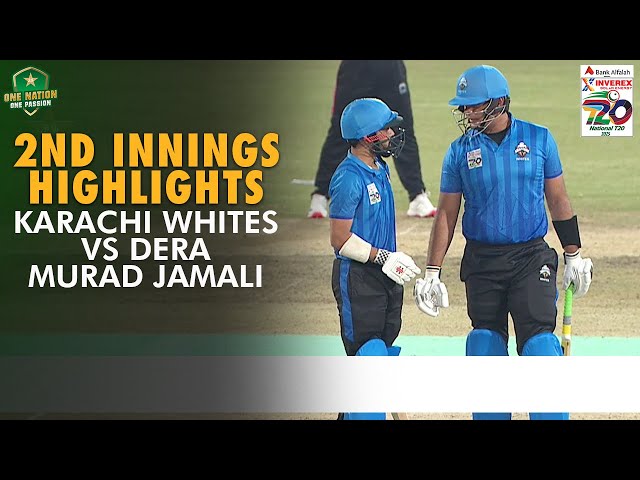 2nd Innings Highlights | Karachi Whites vs Dera Murad Jamali | Match 8 | National T20 Cup 2025 | PCB 2nd Innings Highlights | Karachi Whites vs Dera Murad Jamali | Match 8 | National T20 Cup 2025 | PCB