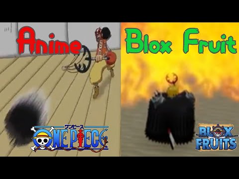All Blox Fruits GUNS VS Anime! [Roblox]