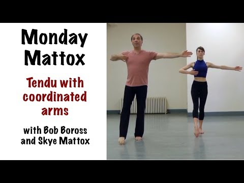 Tendu Exercise - Matt Mattox Jazz Dance Technique - with Bob Boross