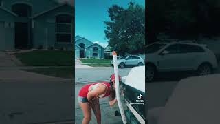 Braless no bra bouncy bouncing boobs dancing tiktok nip slip boob