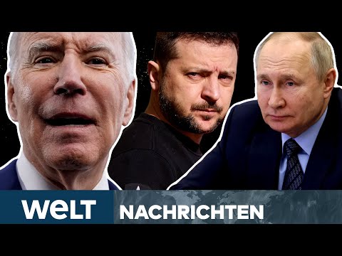 PUTINS KRIEG: Klare Absage von Biden an Ukraine! Heftige Kämpfe um "Festung" Bachmut | WELT Stream