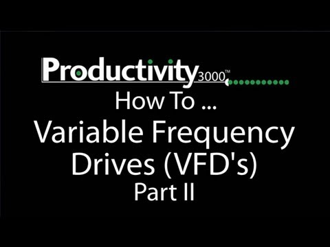 Productivity3000 How To Variable Frequency Drives (VFD's) Part 2 from AutomationDirect