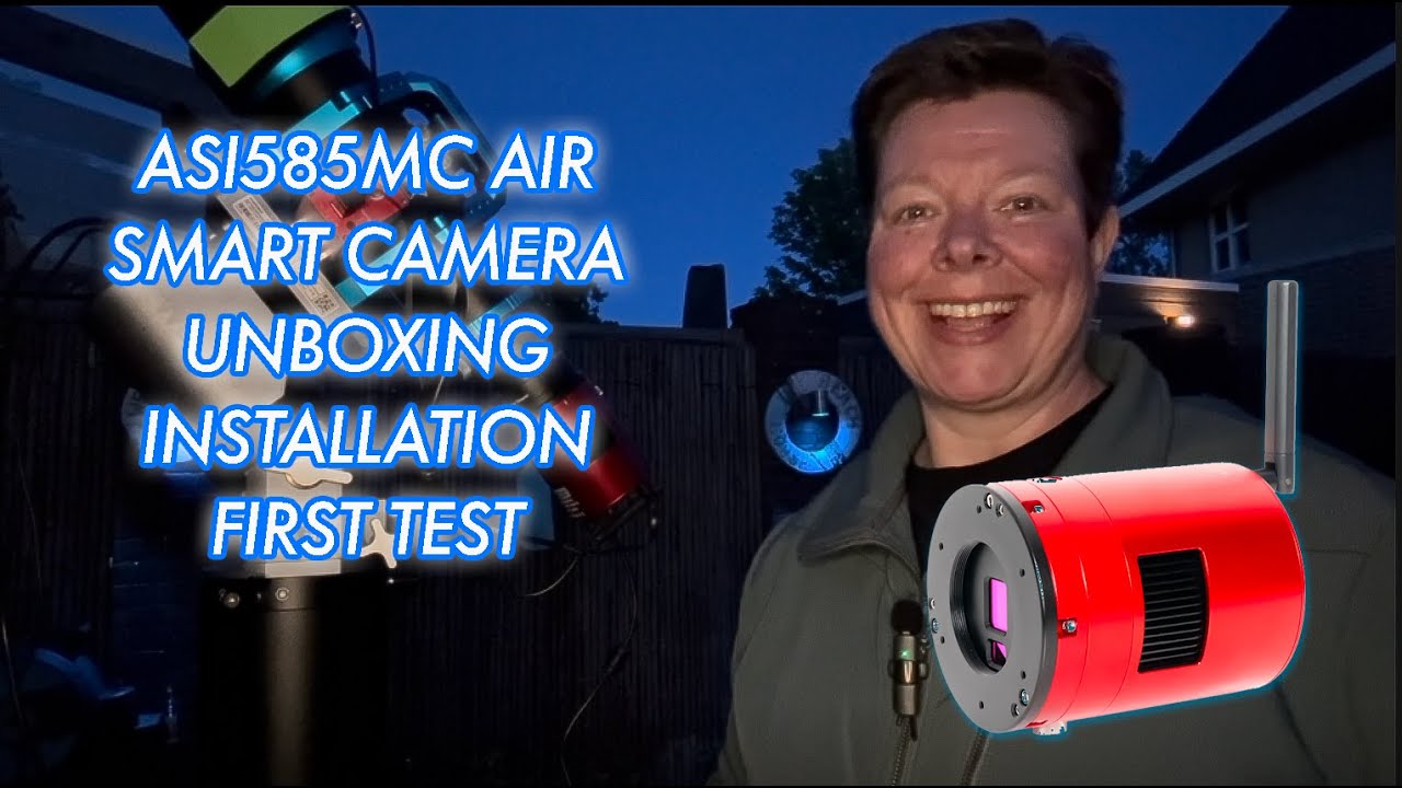 ASI585MC AIR unboxing, installatie en eerste test