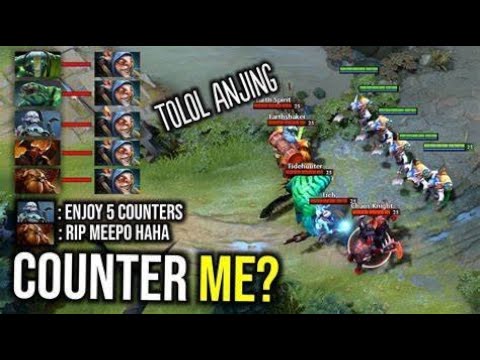insane  meepo 1vs9 for 2million $$ learn how to never lose  a game  with meepo vs counters easy!!!!