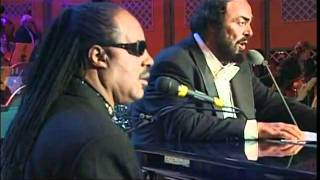 Pavarotti  Stevie Wonder   Peace Wanted Just To Be Free HQ