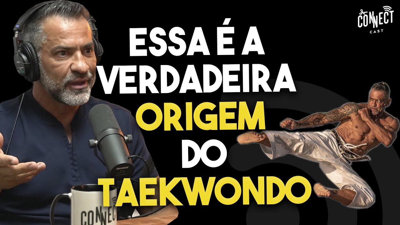 Treinador de karatê e MMA Vinicio Antony explica a origem do taekwondo no podcast Connect Cast
