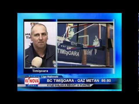 Marcel Ţenter după BC Timişoara vs Gaz Metan - NovaTv