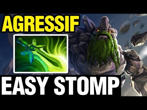 EASY STOMP - Agressif Plays Tiny WITH BUTTERFLY - Dota 2