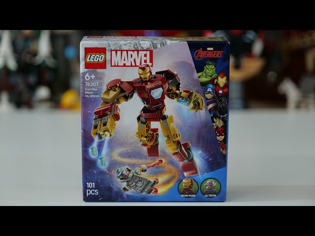 Vídeo relacionado con LEGO Marvel Armadura Robótica de Iron Man vs. Ultrón Juguete de Superhéroes con Minifiguras, Figura Articulada de Robot, Juego de rol y Batalla, Regalo para Niños y Niñas de 6 Años 76307
