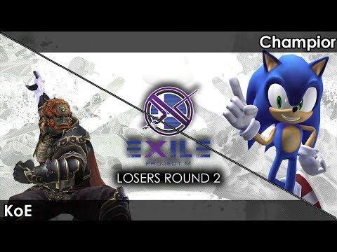 Project M: SMT | KoE (Ganondorf) V Champior (Sonic) - Exile 133 SSBPM