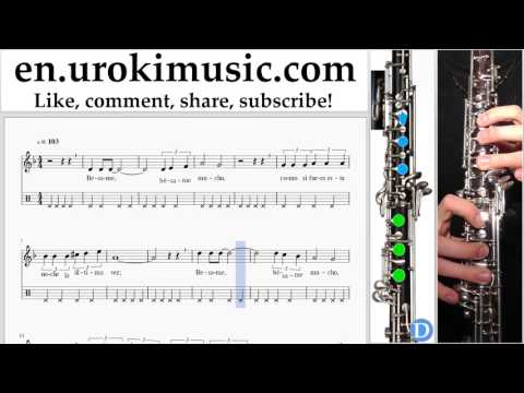 How to Play Oboe Besame Mucho Tabs Part#2 um-b352