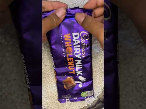 Dairy Milk Wholenut unboxing🤭🤭🤭🫣🫣 #shortsfeed #shorts #trending #chocolate #candy