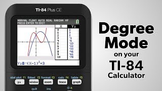 TI-84 Plus: How to Enter Degree Mode