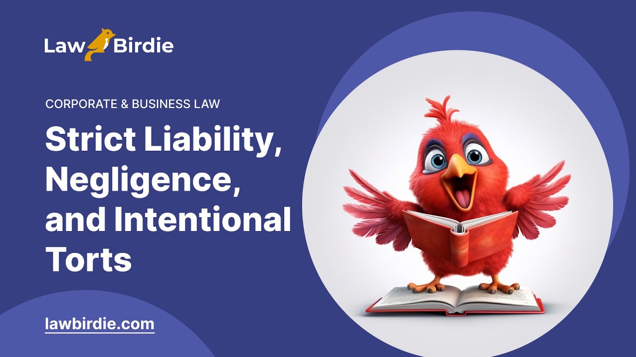 Strict Liability, Negligence, and Intentional Torts - Essay Example