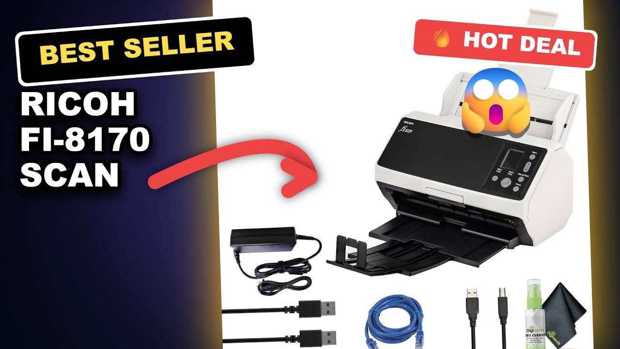 RICOH fi-8170 Scan Speed Test: Fast and Reliable Network Scanner, Unbeatable Document Capture