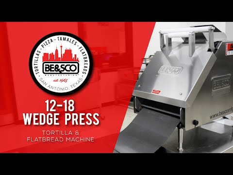 BE&SCO 12-18 Automatic Tortilla Dough Press 3 image