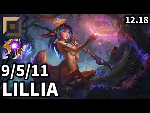 Lillia Top vs Sejuani - Ranked Grandmaster - Patch KR 12.18