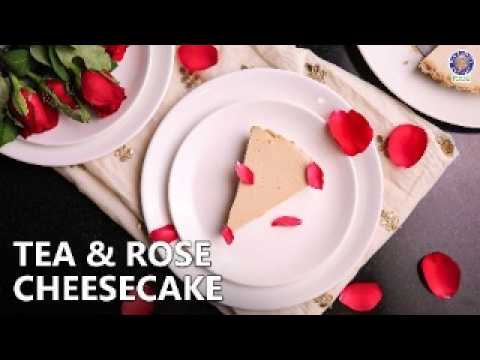 Sesame Tea Cheesecake