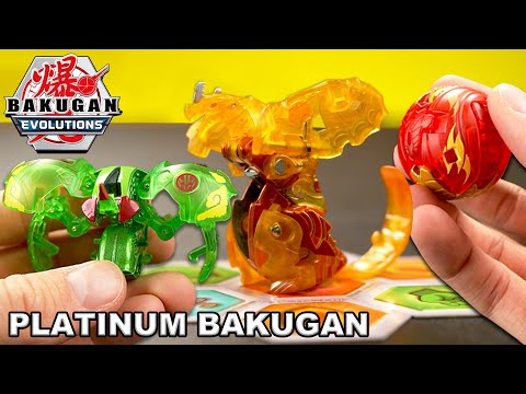 PLATINUM Metal Bakugan - 5 All New Bakugan: Evolutions Toys