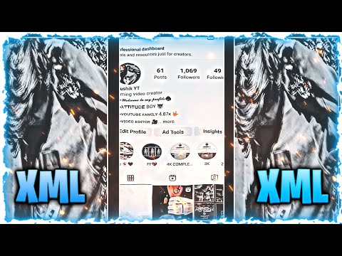 ALI ALI ALI 😈 💸 New INSTA PROFILE Trending XML Preset 📃 TREND Video edit Xml file #alightmotion