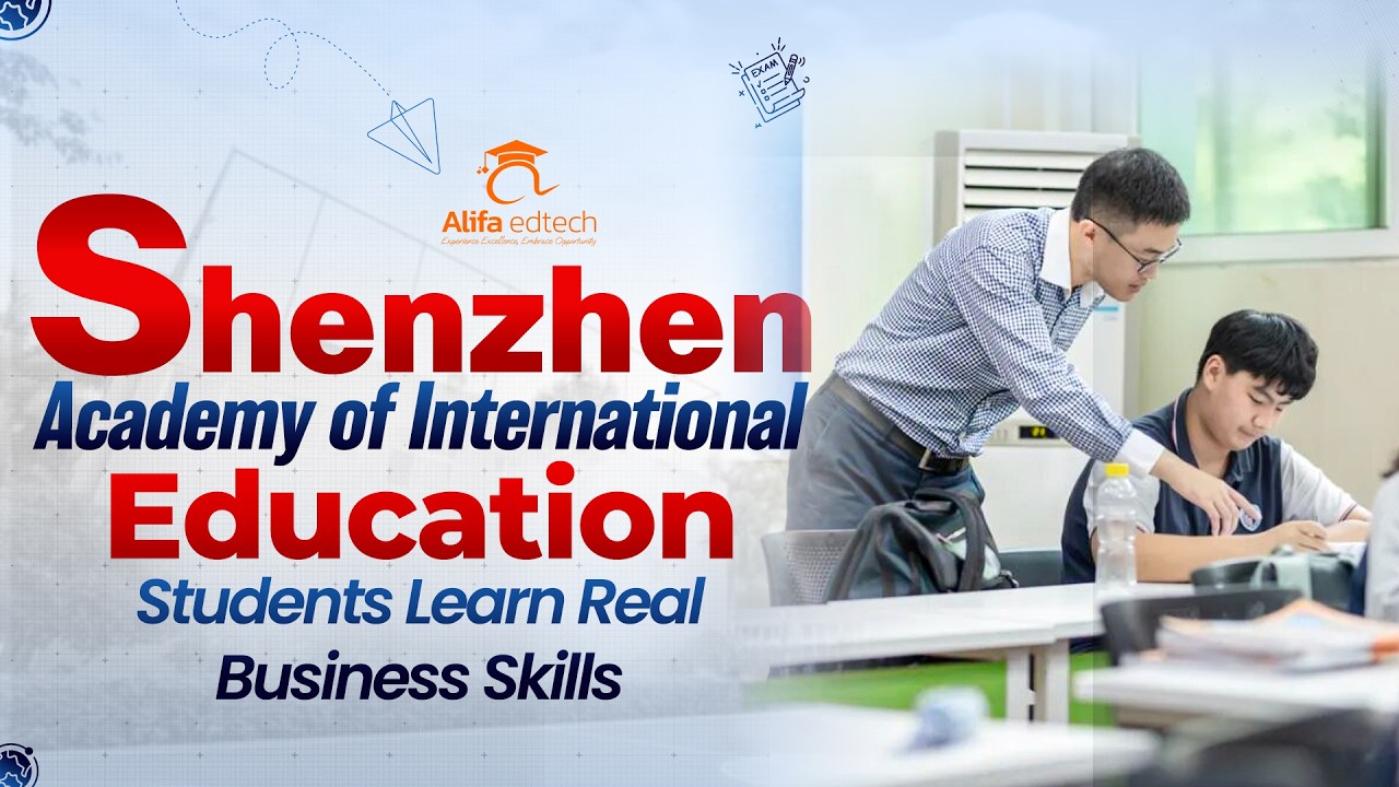 Shenzhen Academy of International Education SAIE students working on real business learning projects
