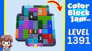 Color Block Jam Level 1391 Solution Walkthrough