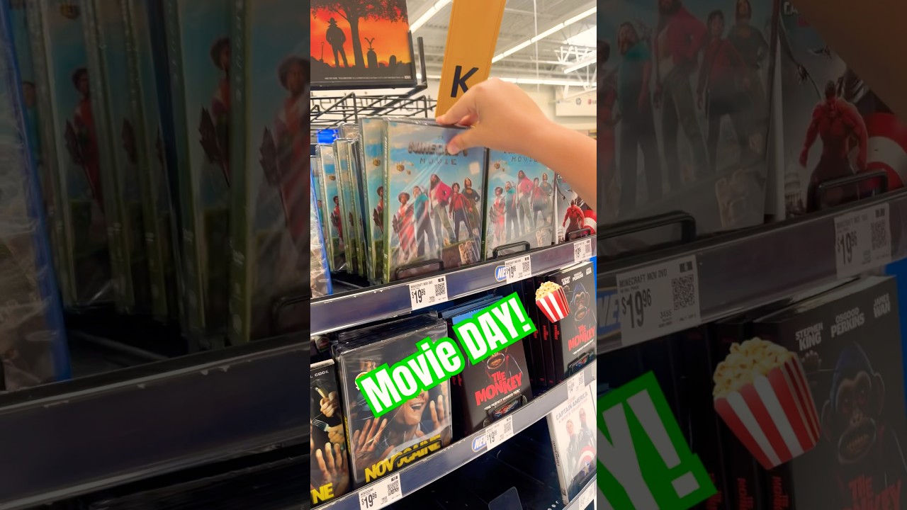 Some movies you have to get the real deal!  #dvd #minecraft #movie #shopping #walmartfinds