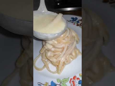 FETTUCCE CON CREMA AI QUATTRO FORMAGGI!🔥🤤🇮🇹💣 #shorts #viral #short #subscribe #fyp #youtube #food