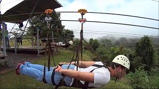 preview picture of video 'Highest and Second Longest Zip Line in the World - The Beast at Toro Verde'