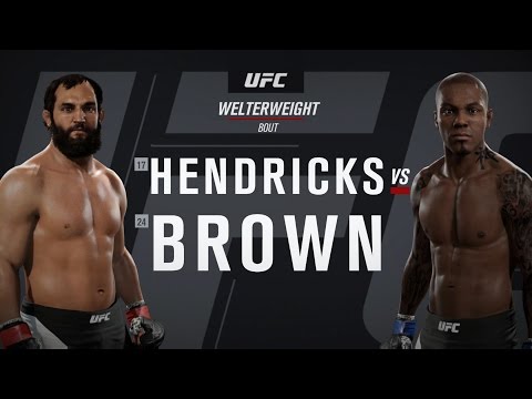 EA Sports UFC 2 Career Mode #10 97 OVERALL JOHNY HENDRICKS & 90 TYRON WOODLEY PS4 Gameplay (HD)