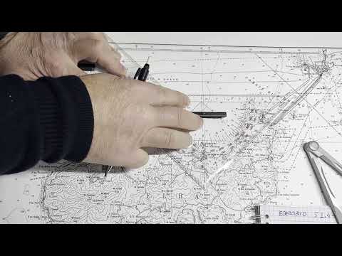 Patente Nautica ep.19 - Carteggio Oltre Mappa 5D - Scarroccio (Esercizio 5.1.4-2)