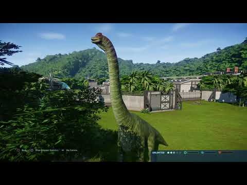 Jurassic World Evolution: JP3  Brachiosaurus vs Indominus rex
