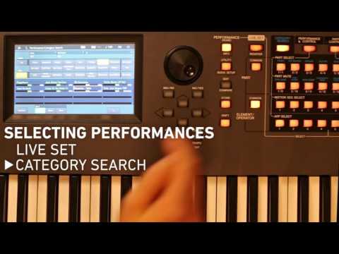 Yamaha Montage Tutorial - 1. Structure of a performance