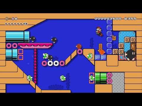 Fishing with High Explosives by Old Man - Super Mario Maker 2 - No Commentary 1bw