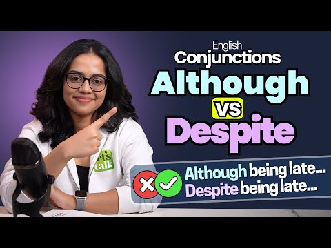 Although Vs Despite | Conjunctions English Grammar | Common English Mistakes | English With Ananya