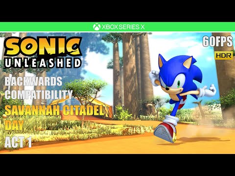 Sonic Unleashed - Savannah Citadel Act 1 [60FPS HDR] [XBOX SERIES X]