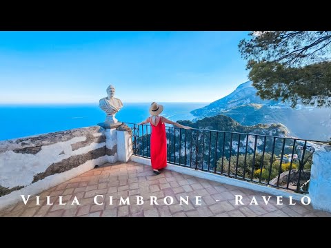 Explore Villa Cimbrone Ravello 🇮🇹 [2024] - Walking tour 4k video.