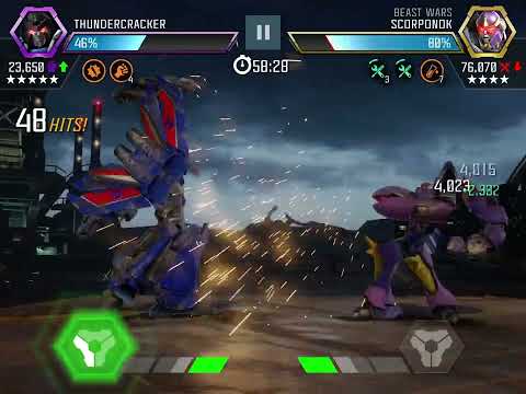 Transformers Forged to Fight || D100 AM R6 F100 Thundercracker VS Scorponok