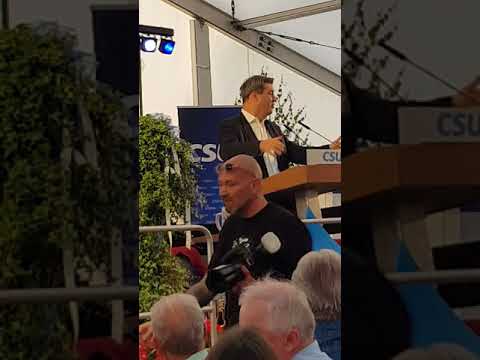 MP Markus Söder im Jura ltw18 Oberfranken csu