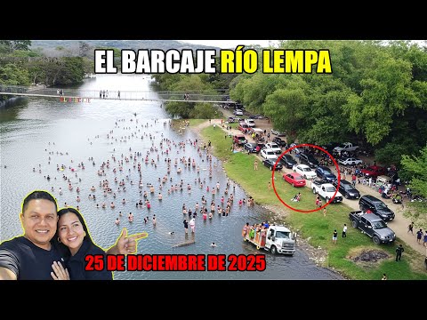 ASÍ ESTÁ DE LLENO EL RÍO LEMPA ESTE 25 DE DICIEMBRE EN EL SALVADOR 😱