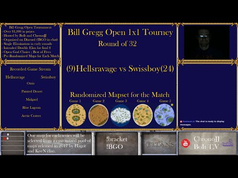 Hellsravage vs Swissboy- Round of 32- Bill Gregg Open Tournament - Recorded Games