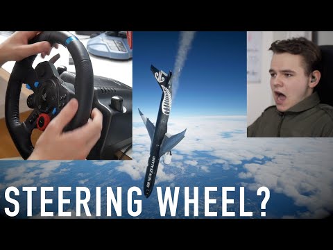 Using A CAR Steering Wheel TO Control Planes