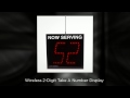 2 Digit Wireless Take A Number System With Counter Top Stand
