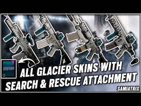 GLACIER SKINS with SEARCH AND RESCUE Attachment Skin - Operation North Star
