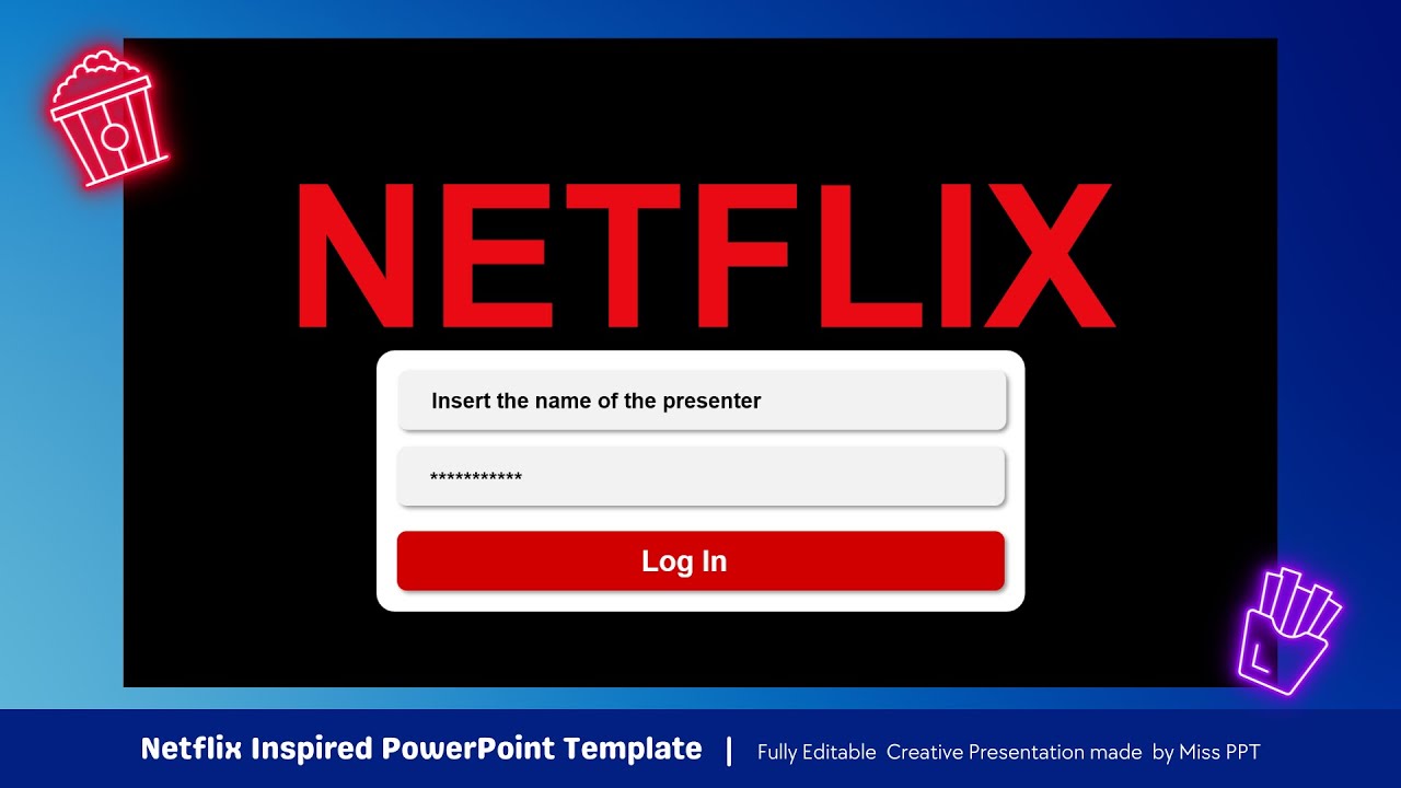 Netflix Inspired PowerPoint Template