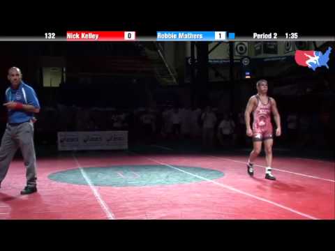 Fargo 2012 132 3rd Place Match: Nick Kelley (New York) vs. Robbie Mathers (Arizona)